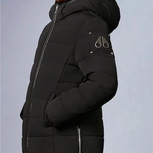 Moose Knuckles 3Q puffer unisex kids black jacket XL